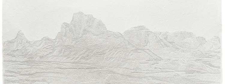 578,700 Holes. Handpaper, 116 x 72cm. Courtesy the artist.