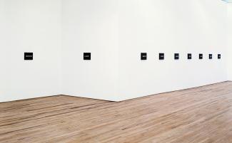 On Kawara, Thirty-six Date-Paintings of 35 years from the Today Series, 1966–2000. Installation view, 1966. Dia Art Foundation; Lannan Foundation, long-term loan; collection of the artist. Photograph Bill Jacobson.