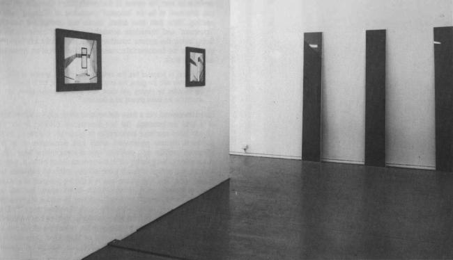 Installation view, Bellas Gallery, July 1988. Photo: Richard Stringer. Courtesy Bellas Gallery. 